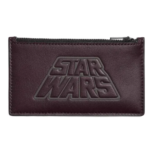 COACH X STAR WARS Star Wars Collaboration Картхолдер Гладкая поверхность Телячья кожа Маленький Унисекс Бычья кровь