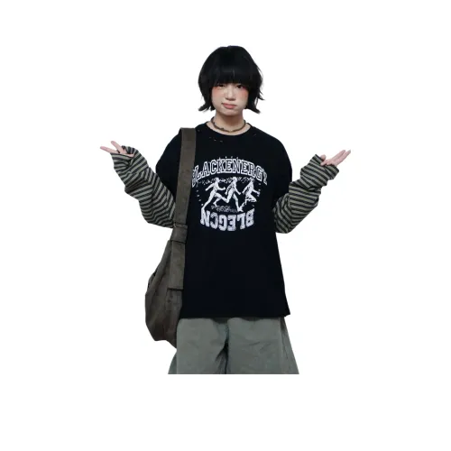 YIWANSHIDUO Черный Унисекс T-рубашки