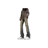 Винтажный синий с флисовой подкладкой