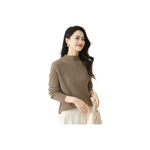 H YXIANG Кашемир Свитер Женские