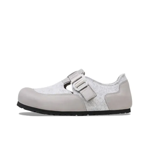 Биркенсток Лондон Обувь Birkenstock Унисекс Лаймово-серый Стандартный Свободный крой