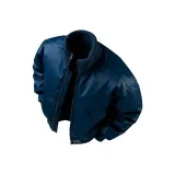 Темно-синий [Осень и зима, утолщенный, пух, хлопок]