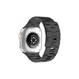 [Black] Silicone Single Pin Magnetic Strap  
[Черный] Силиконовая одиночная булавка магнитный ремешок