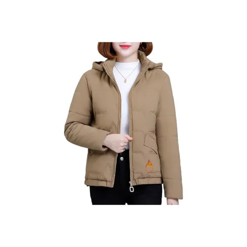 MOUSIDEYOUHUO С капюшоном хлопковый пуховик женский