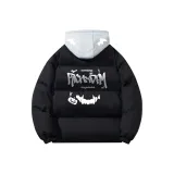 Чёрный с серой шляпой