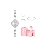 Звездный свет Серебряный [В комплекте с Disney Замок Коробка + Браслет + Ожерелье]