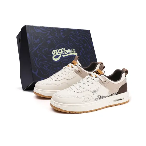 OUGLEMEN Обувь Износостойкая и противоскользящая Низкий топ Повседневная обувь Мужская