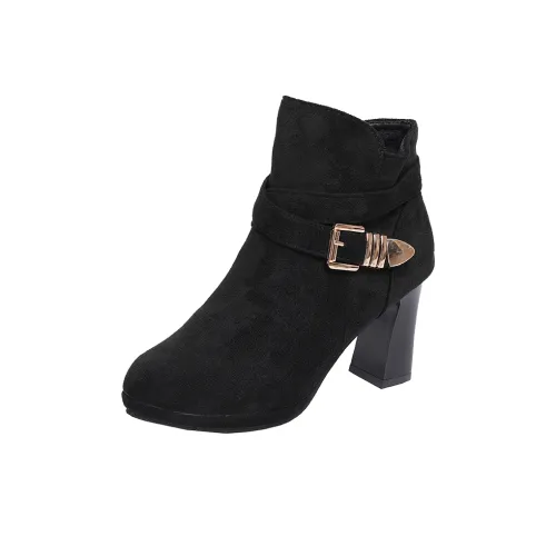 LUTAI Ботильоны с металлической пряжкой женские