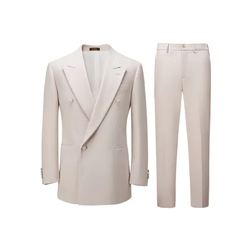 G·Mons Бизнес-костюм мужской коричневый розовый