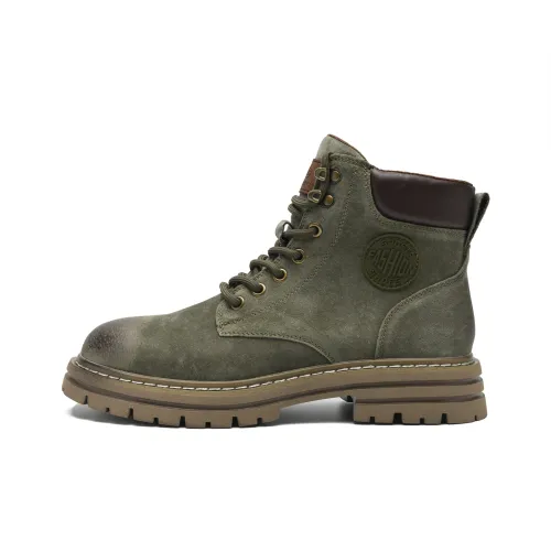 OWOA Martin Boots Green Unisex