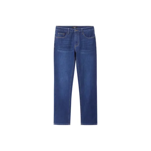 Giordano 63 Темно-синий Синий Мужские Джинсы