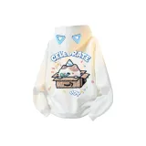 Белый с флисовой подкладкой, утолщенный