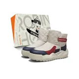 Бежево-синий, флисовая подкладка