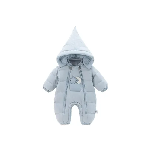 MUMUWU Пуховые куртки One Piece Синие для малышей и детей дошкольного возраста