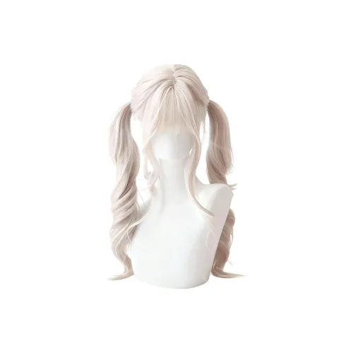 YOSEE Full Голова Два хвостика Длинные кудрявые волосы Косплей Набор Перука Высокотемпературная пряжа Длинные волнистые