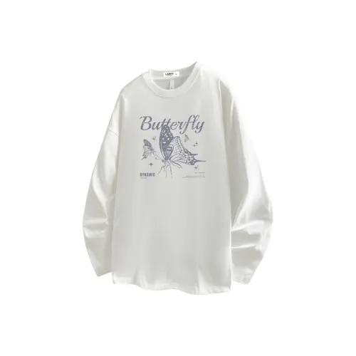 LANMOU Длинный рукав Т-рубашка Унисекс