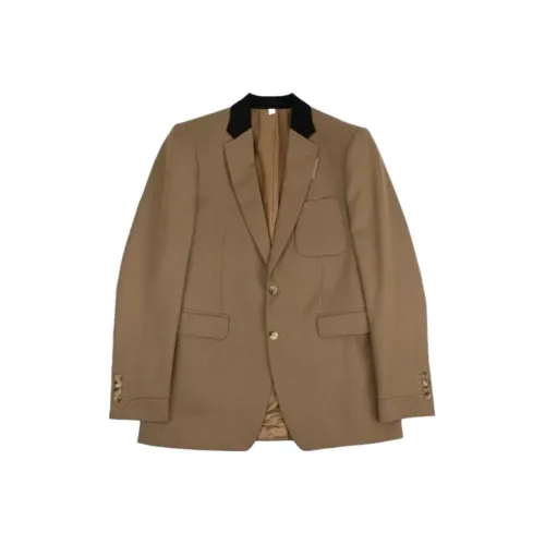 Burberry SS23 Бизнес-костюм Пальто Мужской Верблюжий
