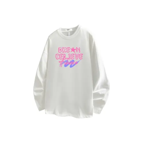 LANMOU Длинный рукав Т-рубашка Унисекс