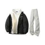 Чёрные + Светло-серые штаны