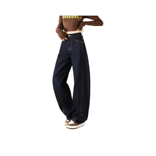 Tonlion Темно-синий женский джинсы