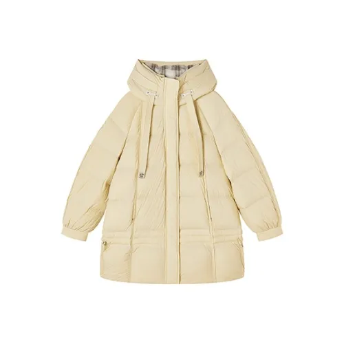 XIANGYING Прозрачный Желтый Женские Пуховики