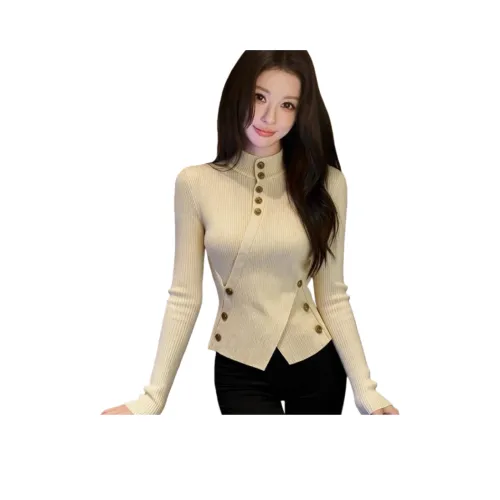 ZEKIKO STUDIO Абрикос Женская Трикотажная одежда