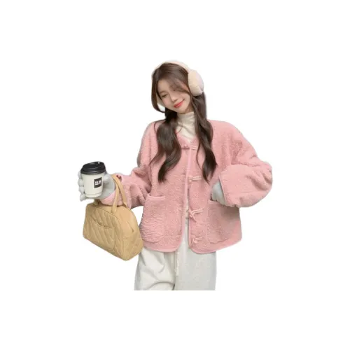 Langqing Velvet Feel Пальто Женское