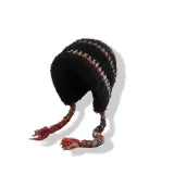 ⭐Twilight Black, Мода Versatile Теплая Шапка с Ушками