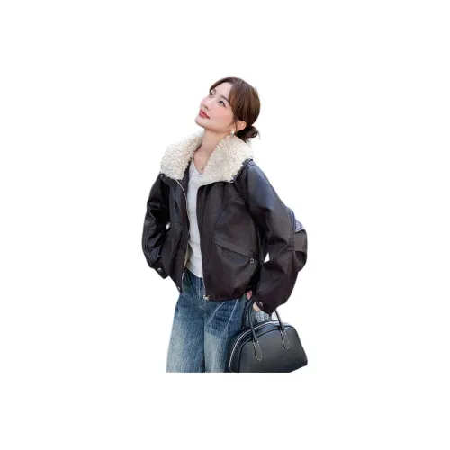 Куртка из кожи Kangaroo женская