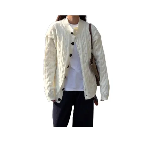 Langqing Белый Женский Трикотаж