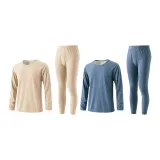 Мужской комплект из 2 предметов (Овсяный + Пудрово-синий)