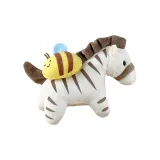 Тянуть-Таб Зебра Плюшевый Игрушка-Зебра Пчелка