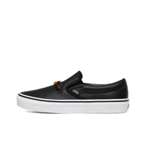 VANS Slip On Series Легкий Низкий Топ Скейтборд Кроссовки Женские Черные