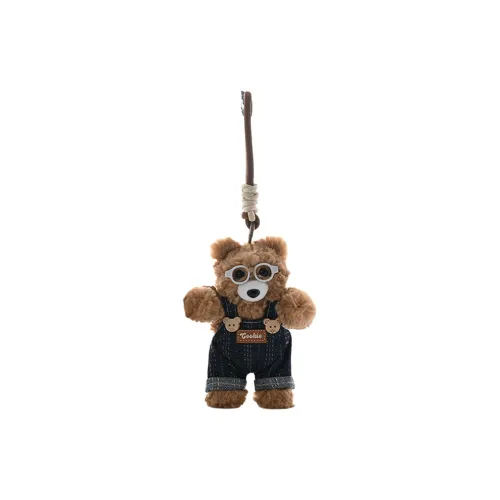 YIDIANCHAOWAN Cute Bear Комбинезон Плюшевый Брелок 14 см Длина Тела