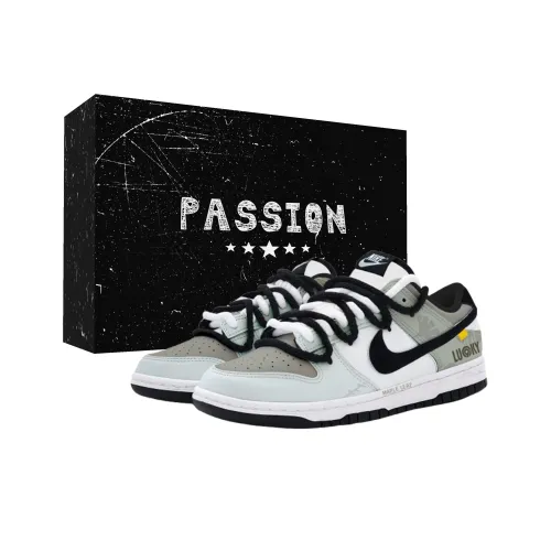 Nike Dunk Lucky Maple Leaf Low Top Скейтборд Кроссовки Unisex Зеленый Черный Белый