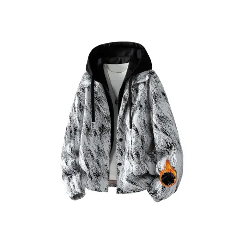 ZUOAN Экрю Мужские пуховики