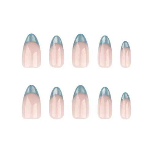 OEING False Nail Миндально-розовый Синий Смудж