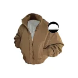 Хаки [Пуховая куртка утолщенная и утепленная]