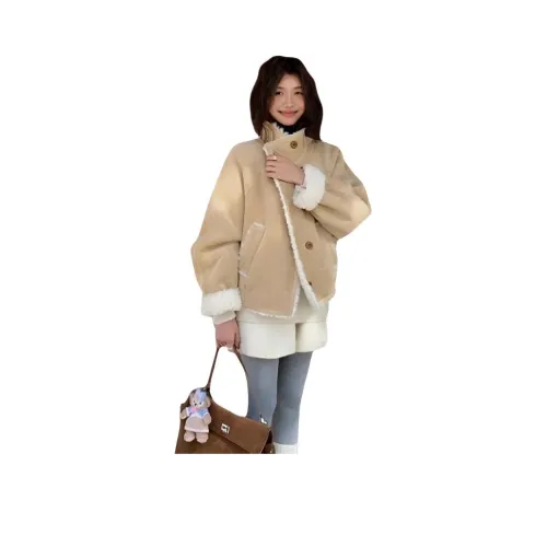 CHARM GLOW Светлый хаки Женские меховые изделия