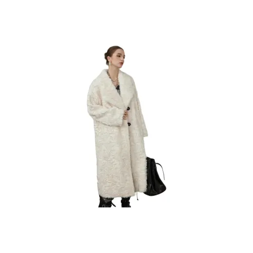 Devanro Heather Fox White Women's Fur