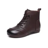 Коричневый с флисовой подкладкой