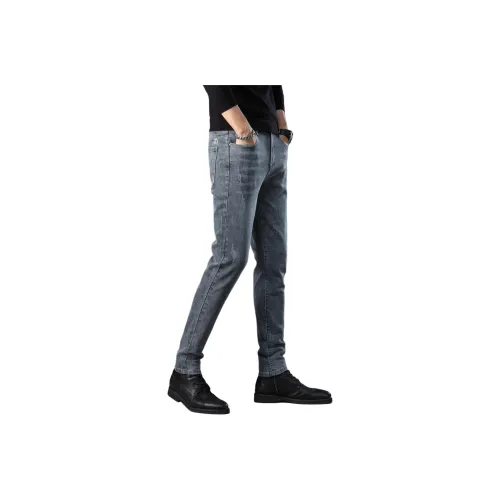 CHENYING Серый 1928 Унисекс Джинсы