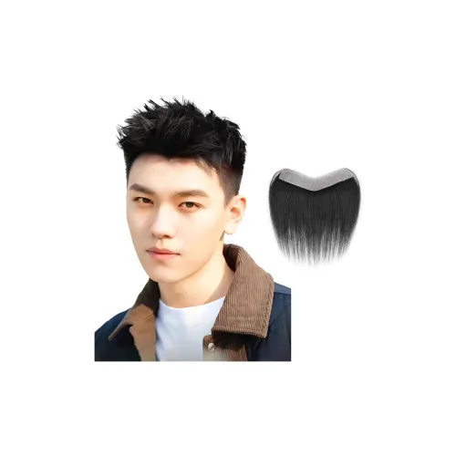 Time Shadow Мужская парик Наклейка для волос с человеческим волосом