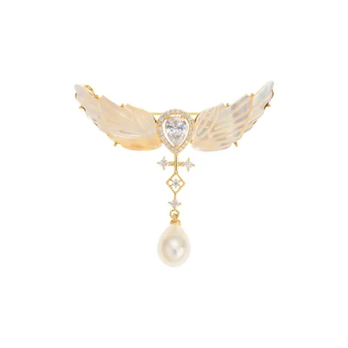 Lockstarfy Mother of Pearl Brooches Women's