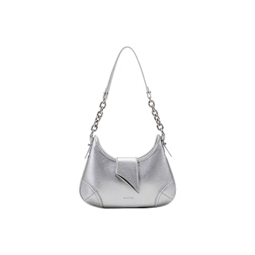 Simedin Сумка через плечо из коровьей кожи Маленькая Женская Экрю Лазерный Серебряный Деним Синий Джет Черный