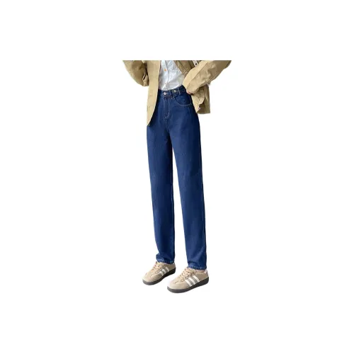 Tonlion Темно-синий женский джинсы