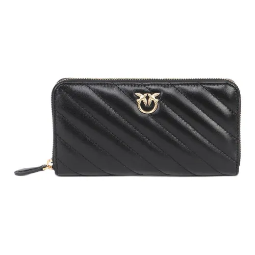 PINKO Кожа Кошелек Женские Черный Золотой