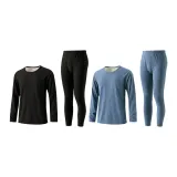 2 комплекта одежды (черный + пудрово-синий)