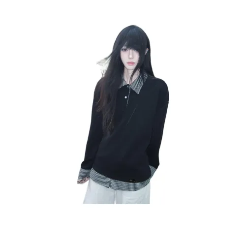 DEMAVIE Черное Унисекс Поло