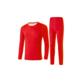 Круглый вырез, красный.